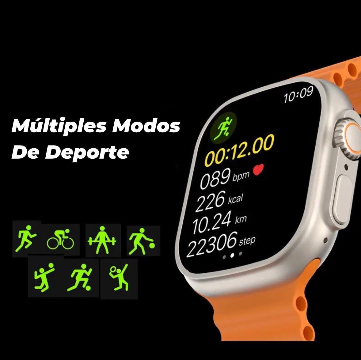 SmartwatchX PRO + AURICULARES GRATIS + 2 CORREAS EXTRA