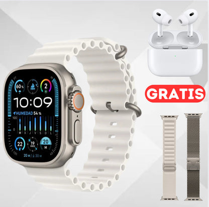 SmartwatchX PRO + AURICULARES GRATIS + 2 CORREAS EXTRA